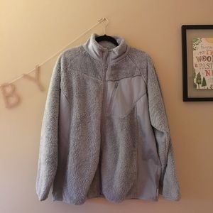 Columbia Fuzzy Light Blue Thermo Fleece 2X Jacket